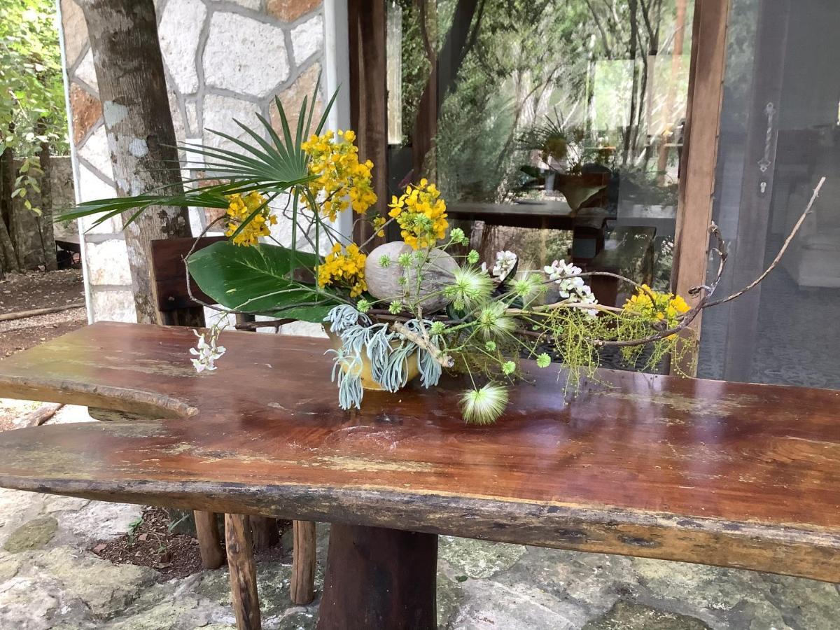 Escarabajo Rojo Panzió Tulum Kültér fotó
