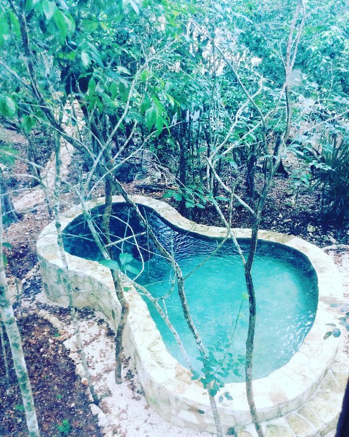Escarabajo Rojo Panzió Tulum Kültér fotó