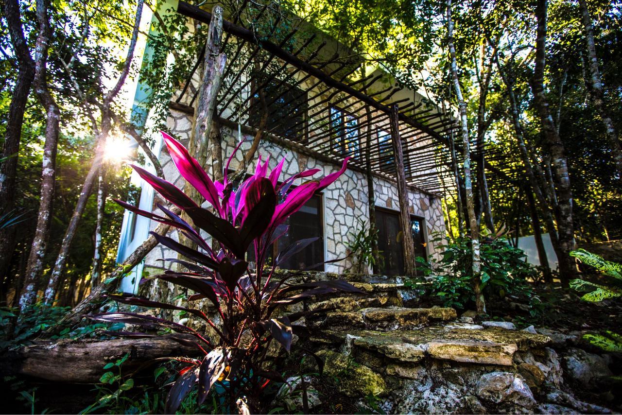 Escarabajo Rojo Panzió Tulum Kültér fotó
