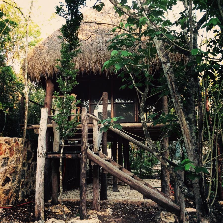 Escarabajo Rojo Panzió Tulum Kültér fotó