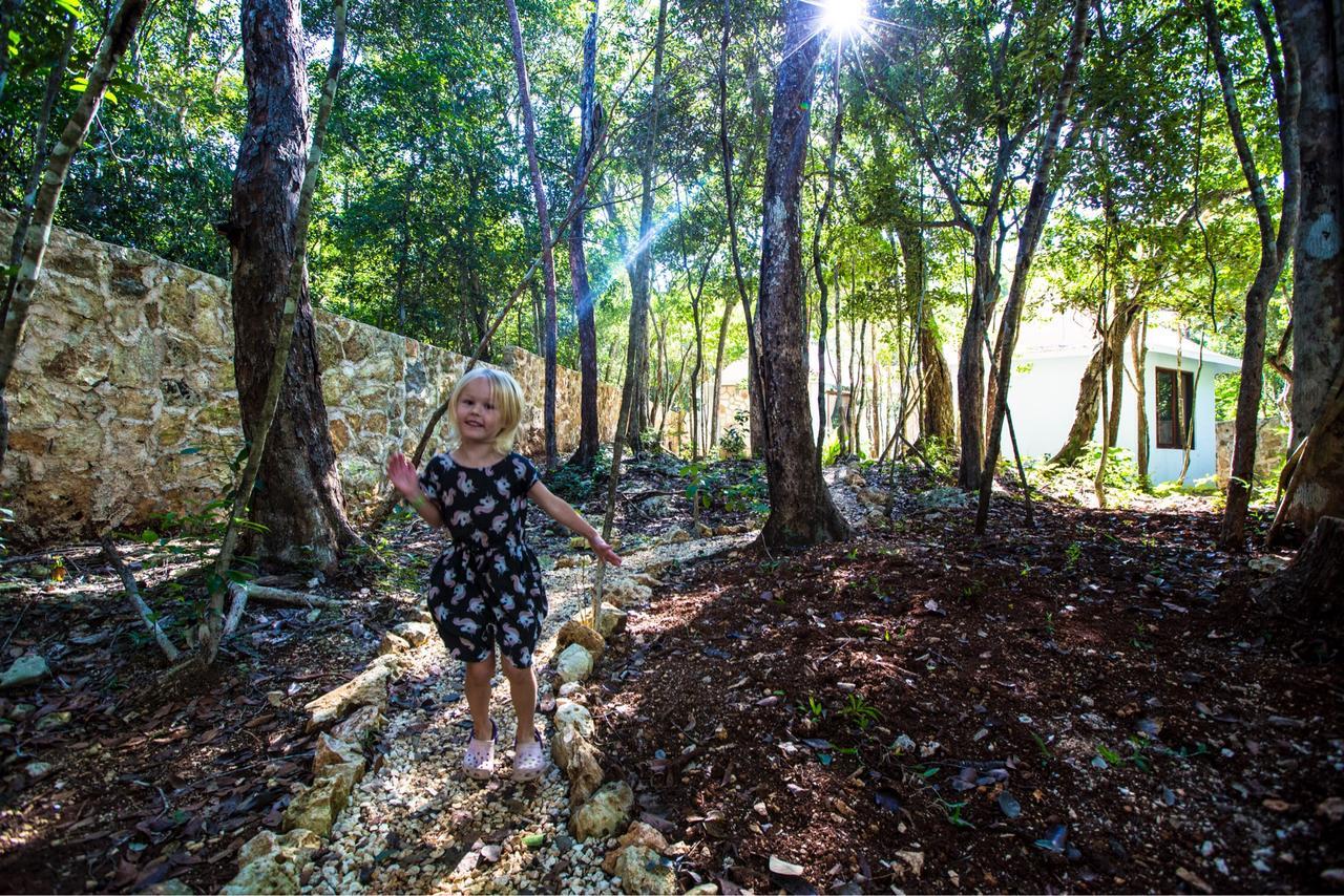 Escarabajo Rojo Panzió Tulum Kültér fotó