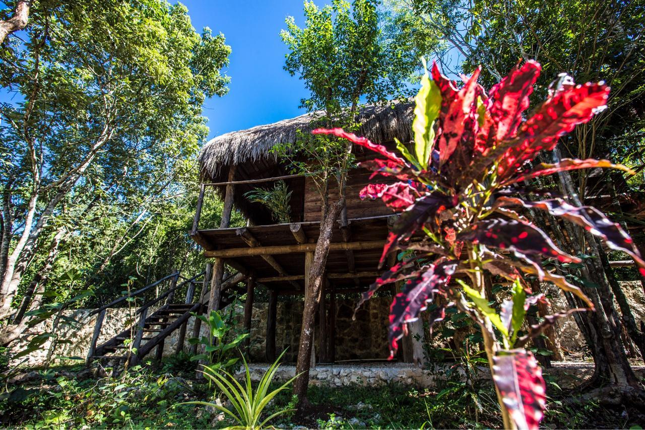 Escarabajo Rojo Panzió Tulum Kültér fotó