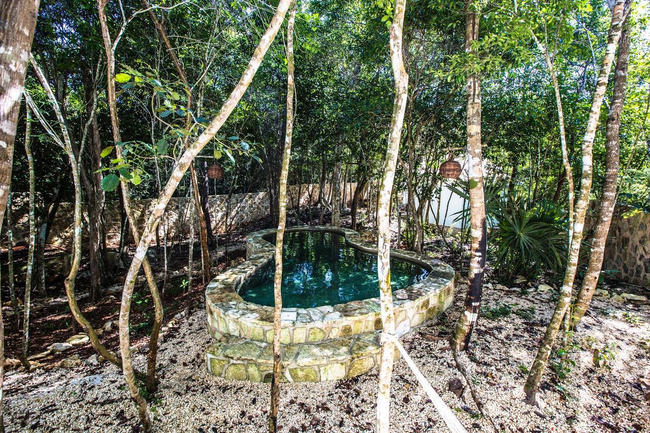 Escarabajo Rojo Panzió Tulum Kültér fotó