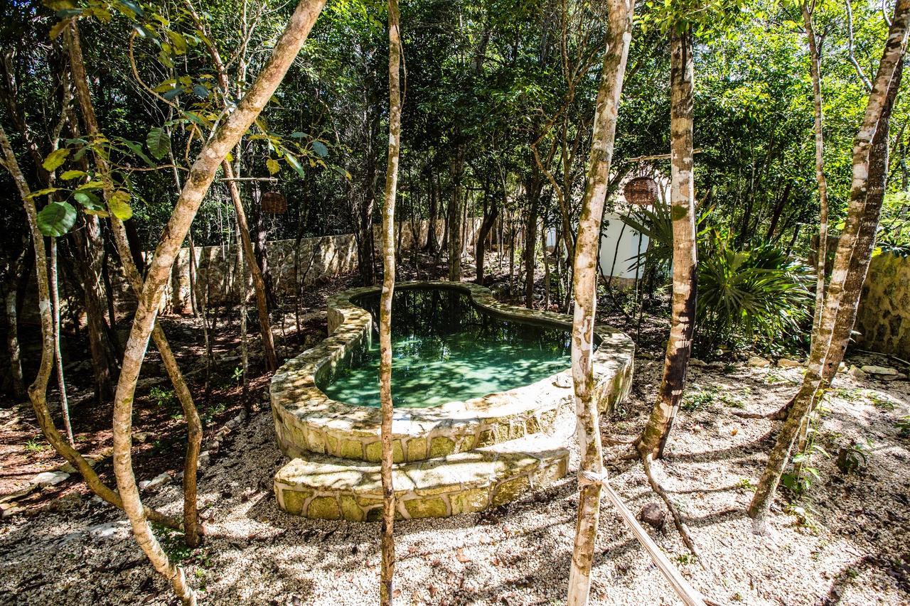 Escarabajo Rojo Panzió Tulum Kültér fotó