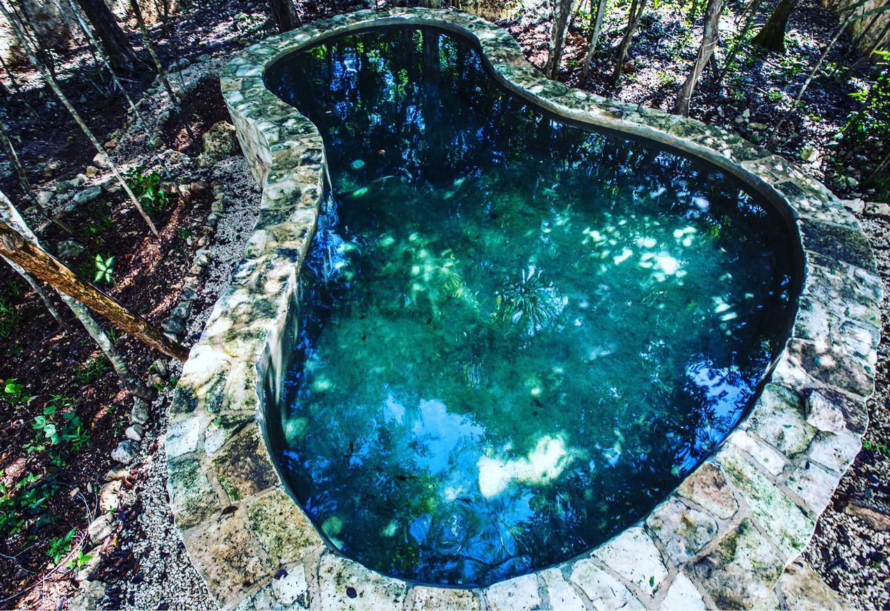 Escarabajo Rojo Panzió Tulum Kültér fotó